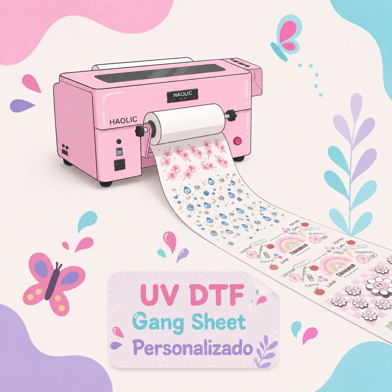 UV DTF "Gang Sheet" Personalizado